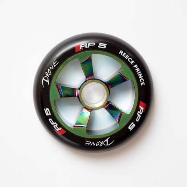 Drone RP5 Wheel 110mm - neochrome / PU black / black Print