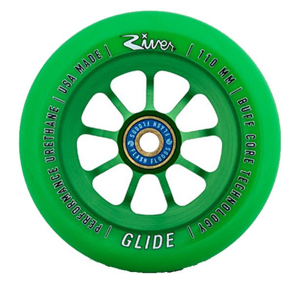 River Glides Wheel - 110mm inkl. Kugellager - blue / blue