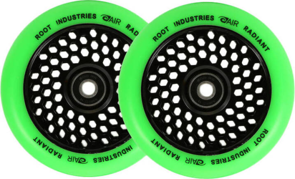 Root Industries Honeycore Wheel 110mm Radiant - schwarz - PU grün