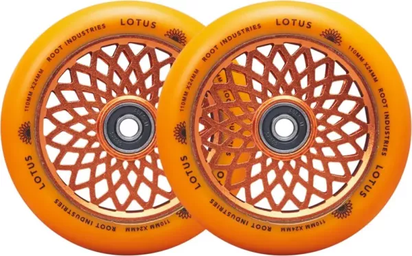 Root Industries Lotus Wheel 110mm - radiant blue - PU schwarz