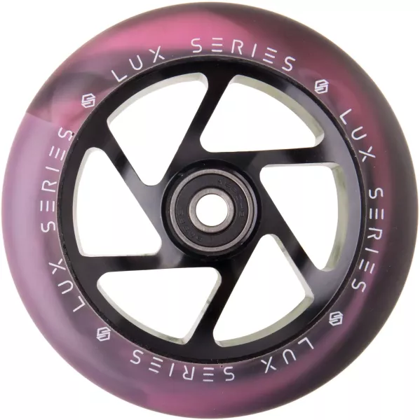 Striker LUX Series Rolle 110mm  - sxhwarz/ PU schwarz pink
