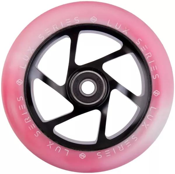 Striker LUX Series Rolle 110mm  - sxhwarz/ PU white-pink