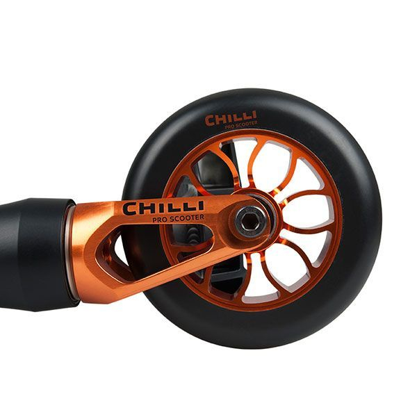 Stunt Scooter Stuntscooter Chilli Pro Scooter - Reaper Sun - orange/black schwarz 2