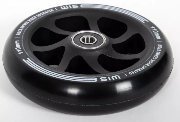 Wise Classic Rolle 110mm schwarz 2