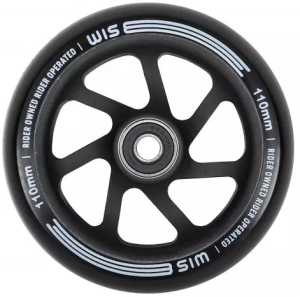 Wise Classic Rolle 110mm schwarz 1